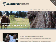 Tablet Screenshot of besthorsepractices.com